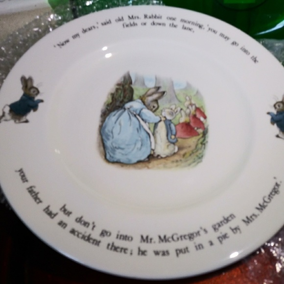 Beatrix Potter Wedgwood Plate